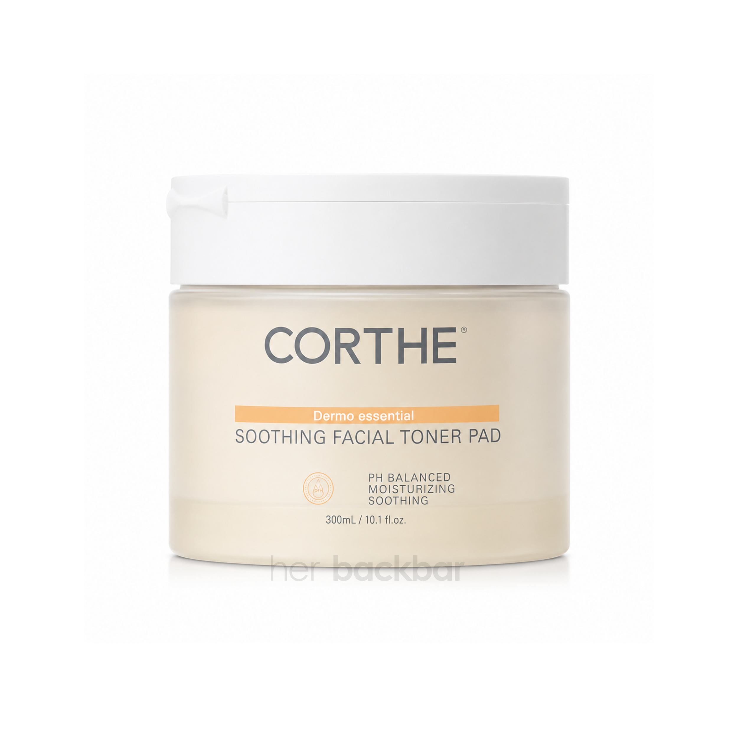 Corthe Dermo Essential Soothing Facial Toner Pads for hydrating, soothing and pH-balanced skincare