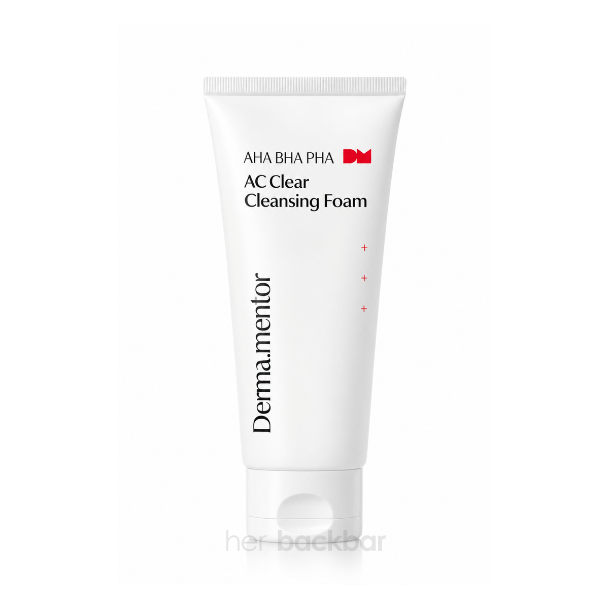 Derma.mentor AC Clear Cleansing Foam with AHA, BHA and PHA for acne-prone and congested skin