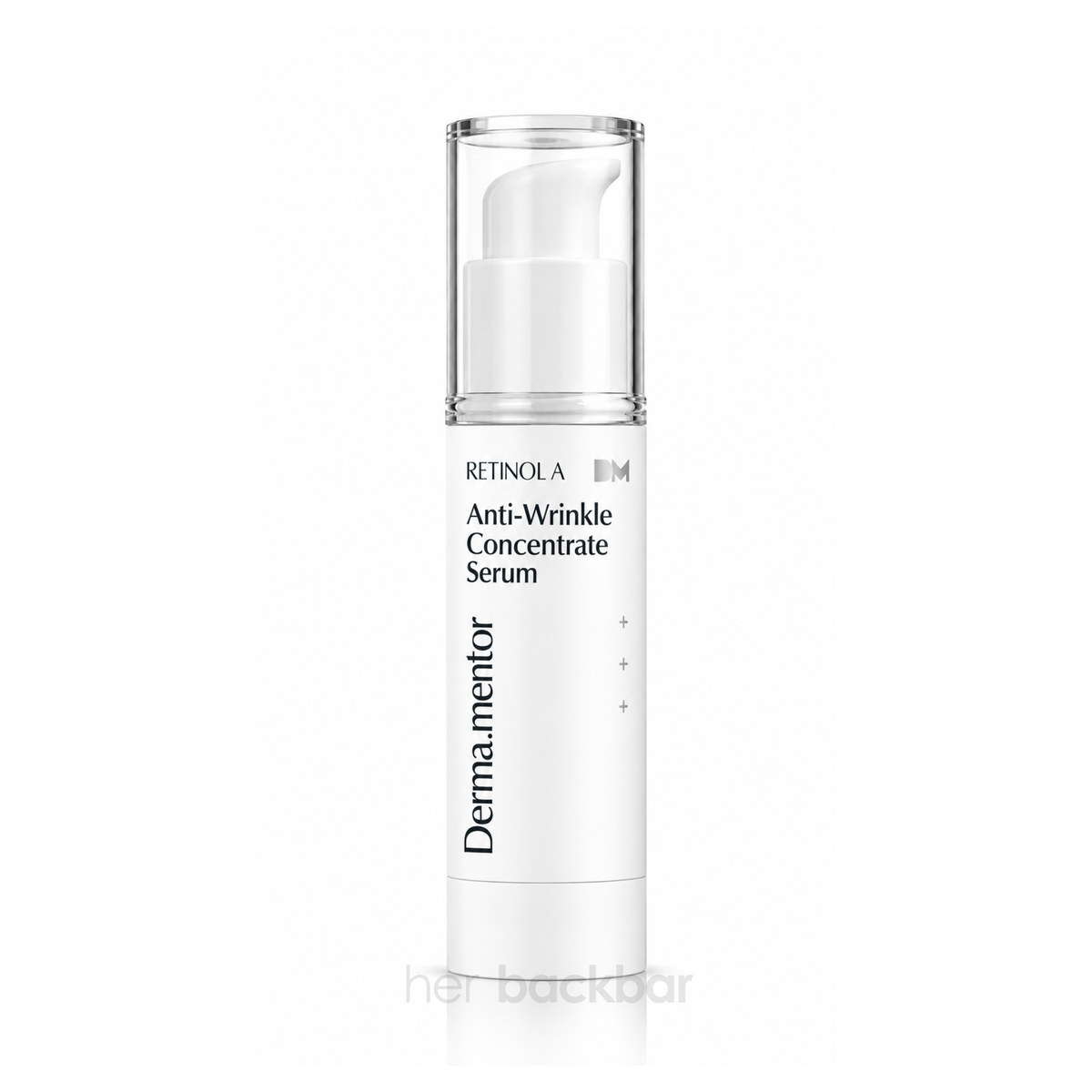 Derma.mentor Anti-Wrinkle Concentrate Serum with retinol for fine lines, wrinkles and uneven skin texture