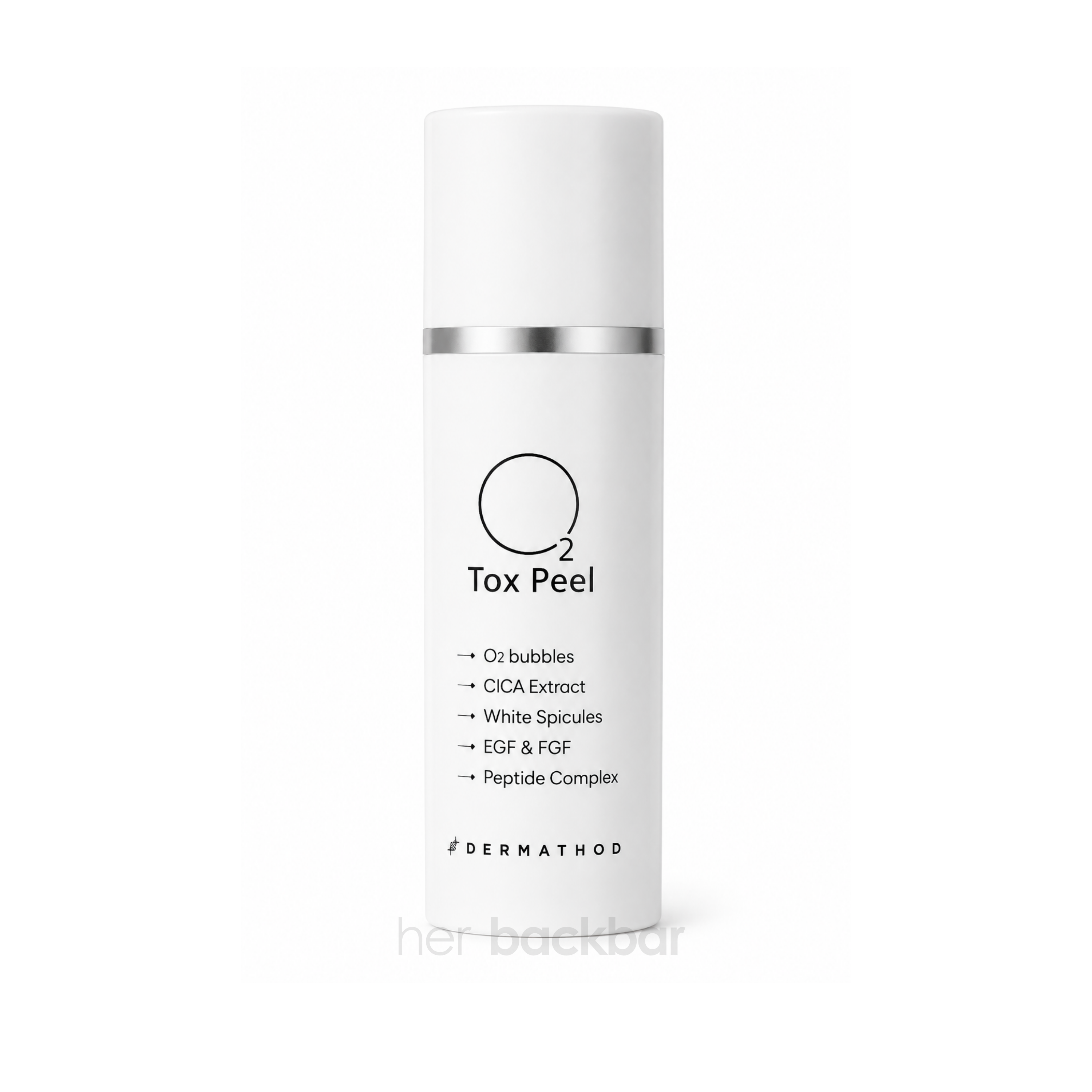 Dermathod O2 Tox Peel with white spicules, Cica, EGF, FGF and peptide complex