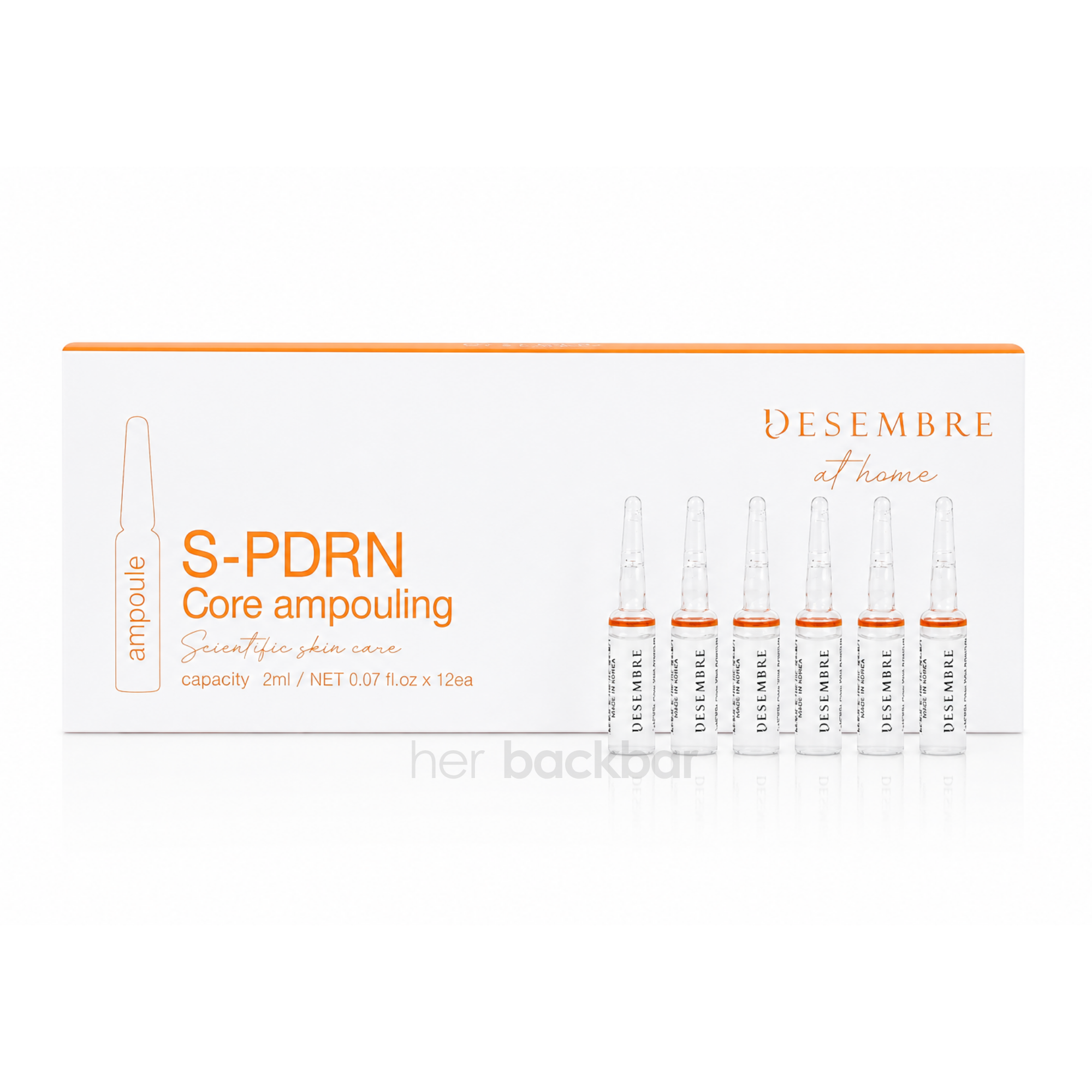 Desembre Core Ampoule S-PDRN Korean skincare ampoules for hydration, firming and skin revitalization