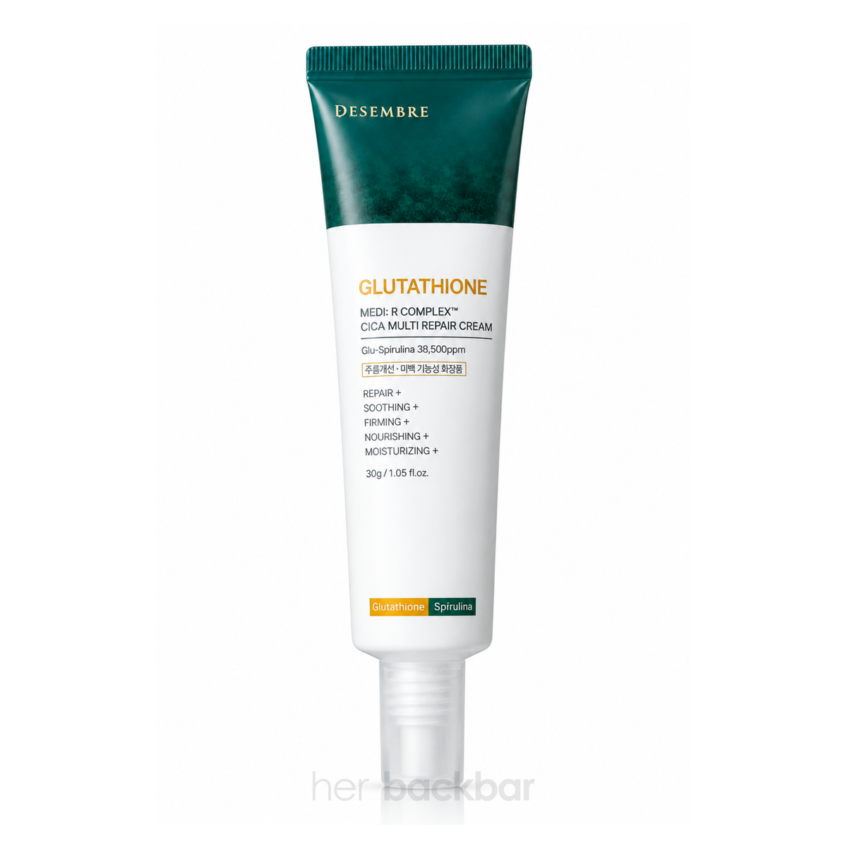 Desembre Glutathione Medi:R Complex Cica Multi Repair Cream with glutathione, niacinamide and centella for brightening and hydration
