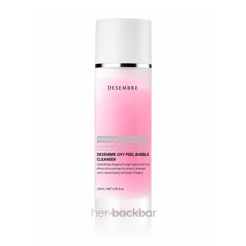 Desembre Oxy Peel Bubble Cleanser oxygenating facial cleanser and gentle exfoliator