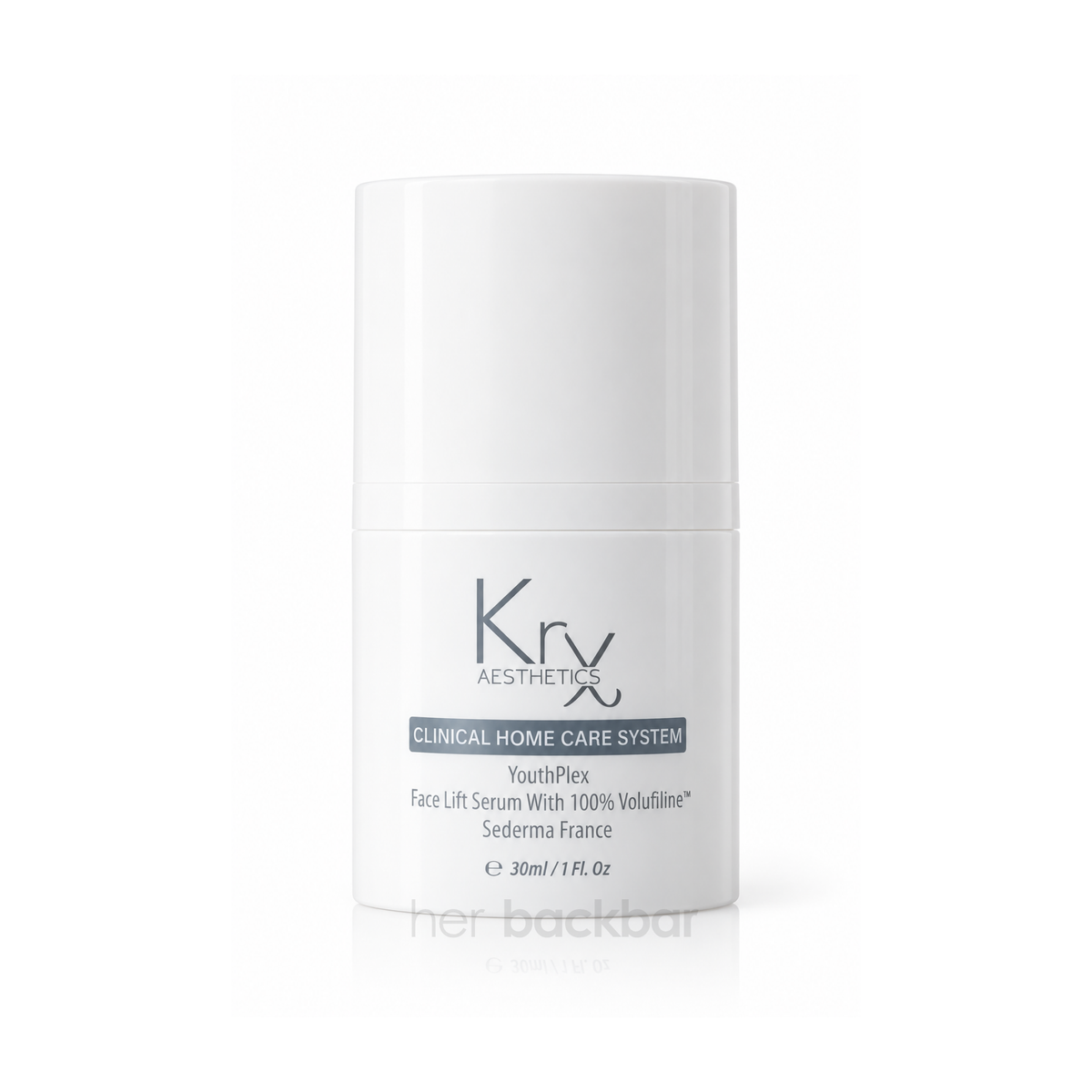 KrX Youthplex Face Lift Serum with Volufiline and peptides for firmer, plumper-looking skin