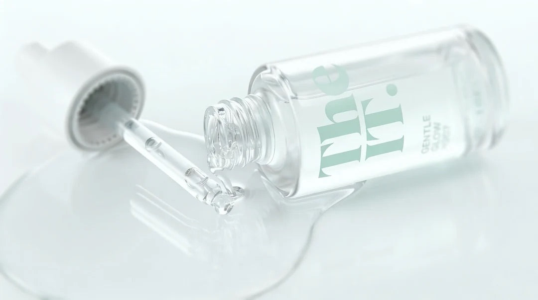 The It by Celldraw Gentle Glow H2O7 hydrating serum texture with seven forms of hyaluronic acid