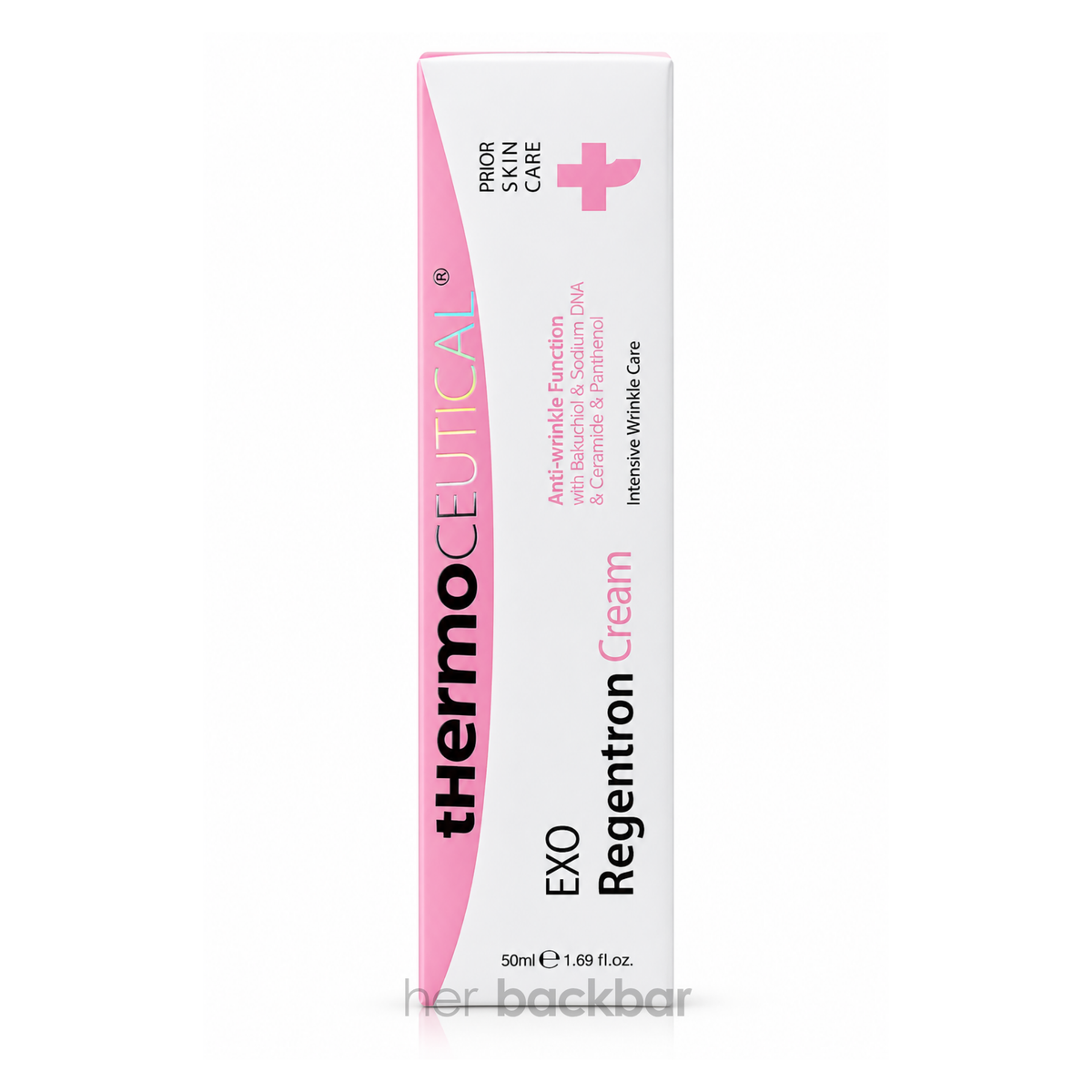Thermoceutical EXO Regentron Cream packaging for intensive anti-wrinkle and firming skin care