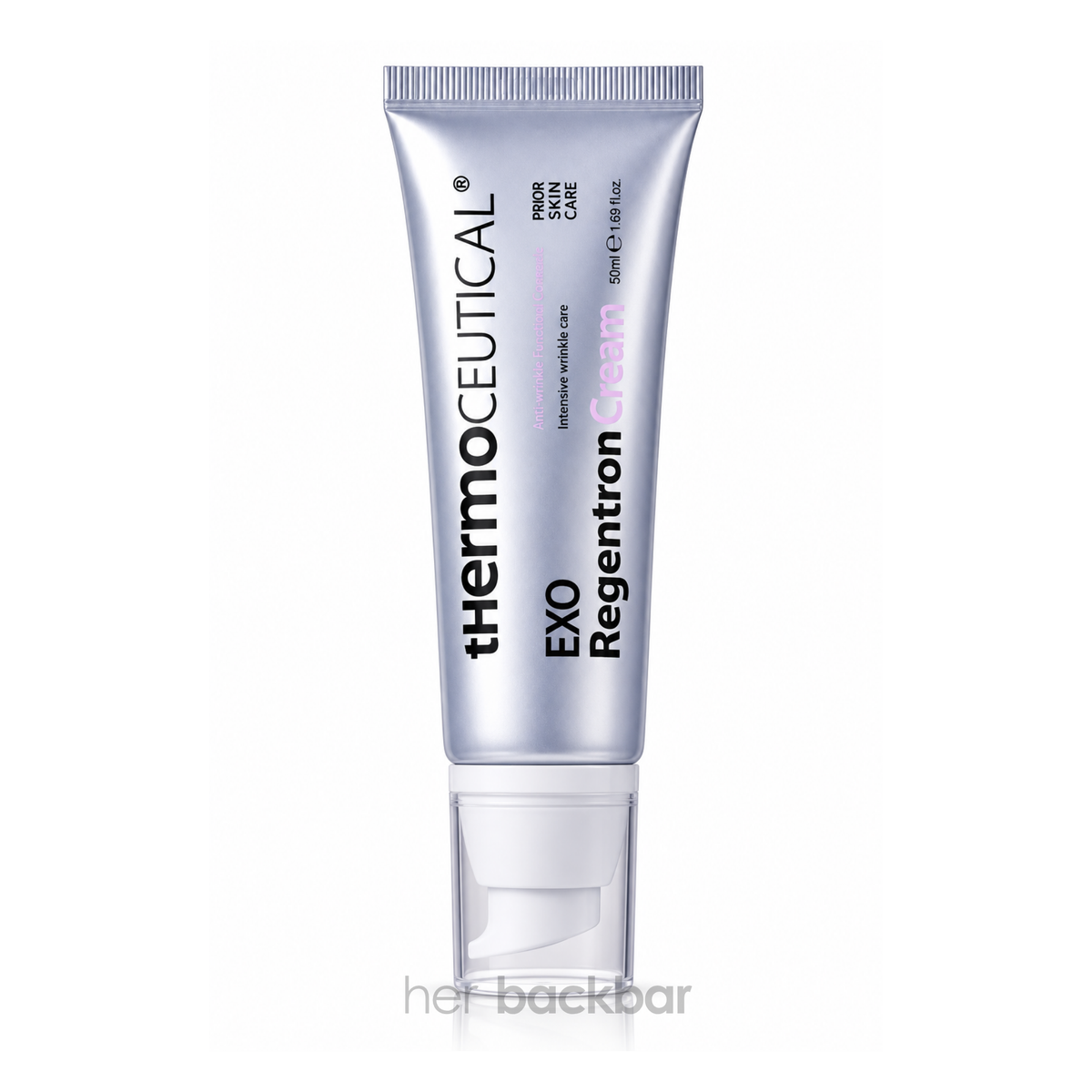 Thermoceutical EXO Regentron Cream anti-aging moisturizer with bakuchiol, Sodium DNA and panthenol for firming and barrier support